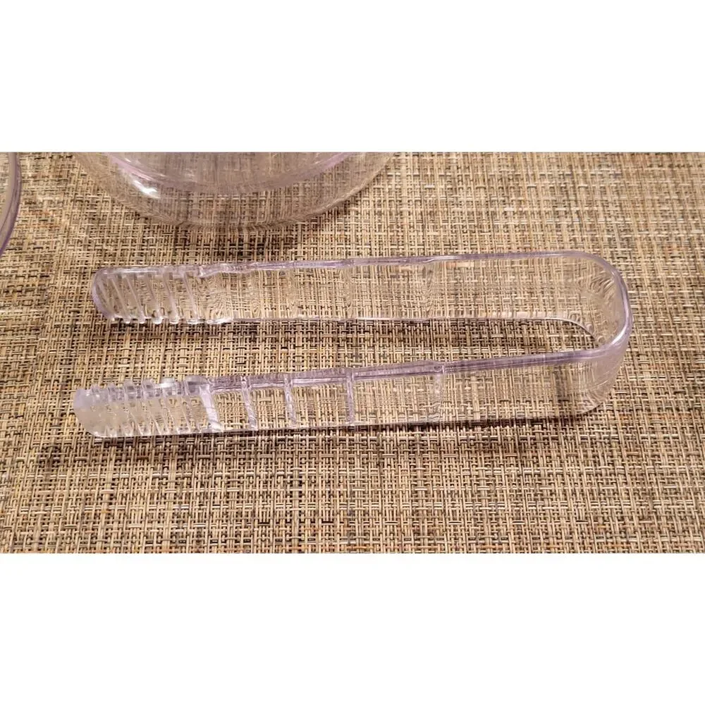 TERVIS Ice Bucket 2.5 qt Clear with Tongs and Handle
